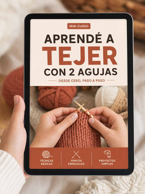 Bono 1 - Aprendé a Tejer con 2 Agujas